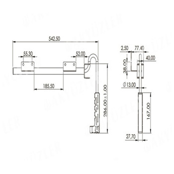 Tır Arka Kapak Tutamağı Büyük Boy Tır Arka Kapak Tutamağı Büyük Boy
